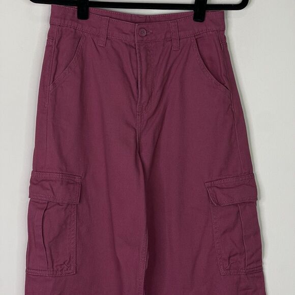 H&M Divided 90s Baggy Cargo High Waist Jeans Women's Size 2 - Picture 4 of 8